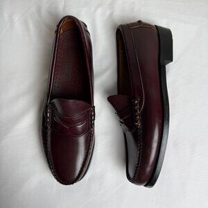 Dexter Penny Leather Loafer Men7/Women9 Burgundy Handmade Old Money Quiet Luxury